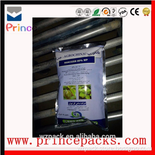 aluminum foil soil fertilize packaging bags / ziplock bag with design